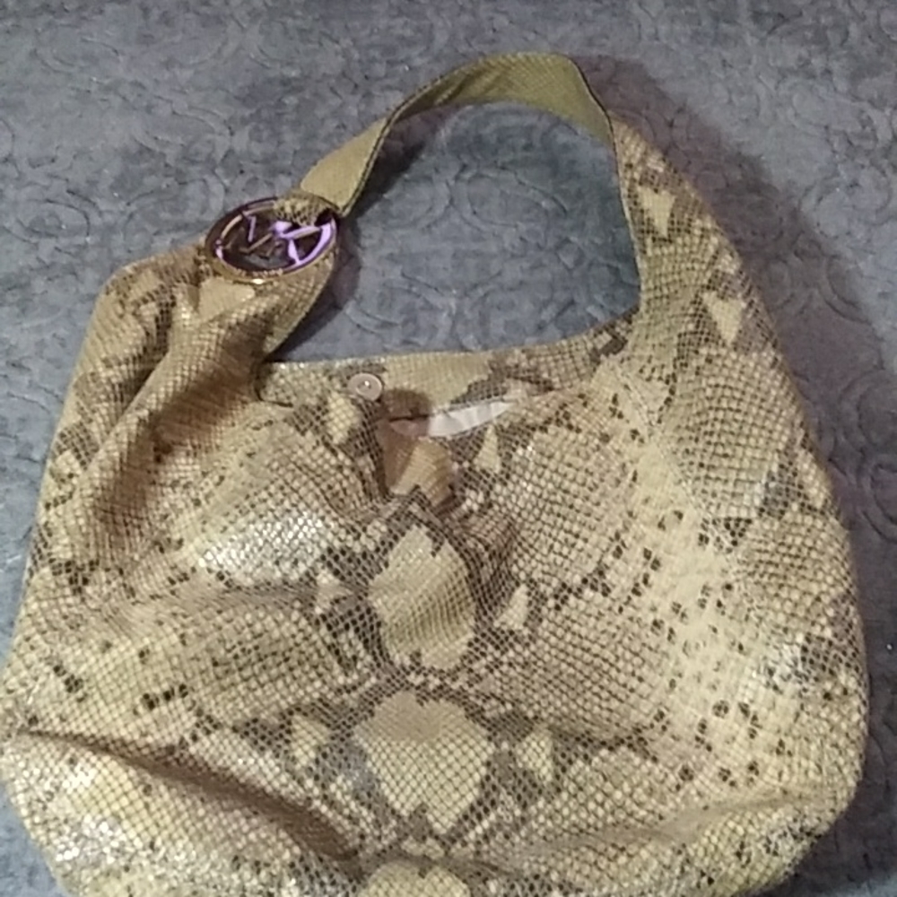 Michael Kors Python hobo